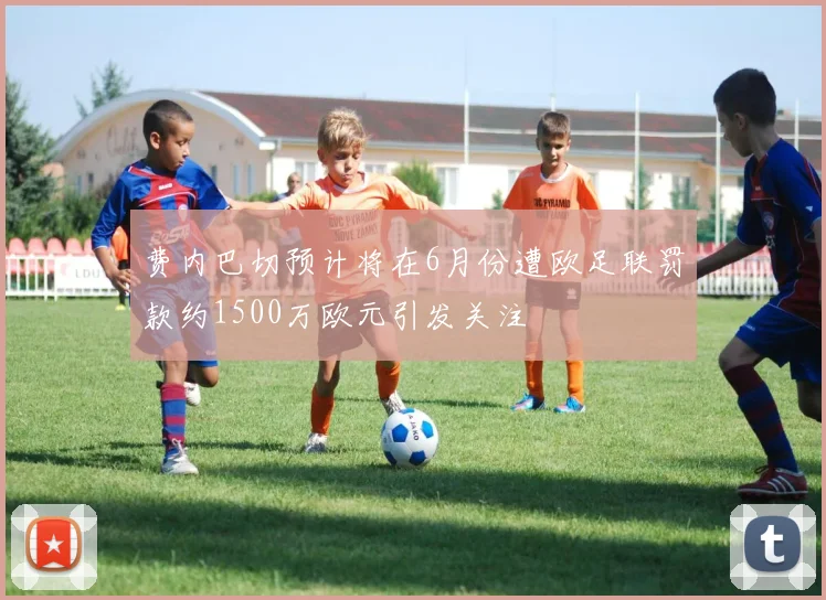 费内巴切预计将在6月份遭欧足联罚款约1500万欧元引发关注